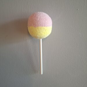 Little Orange, Pink and Blue Lollypop